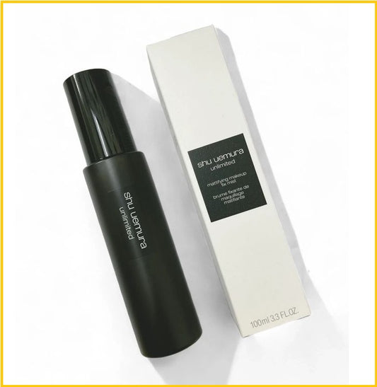 SHU UEMURA 植村秀控油霧面黑色定妝噴霧 UNLIMITED MATTIFYING MAKEUP FIX MIST 100ML