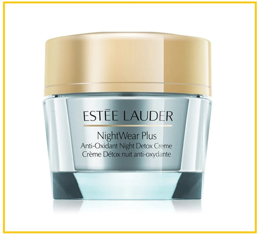 ESTEE LAUDER 雅詩蘭黛抗氧化排毒黄瓜晚霜 NIGHTWEAR PLUS ANTI-OXIDANT NIGHT DETOX CREME 50ML