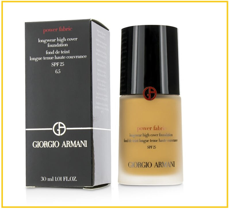 GIORGIO ARMANI 阿瑪尼權力粉底液 POWER FABRIC+ ULTRA LONGWEAR WEIGHTLESS MATTE FOUNDATION SPF25 #6.5 30ML
