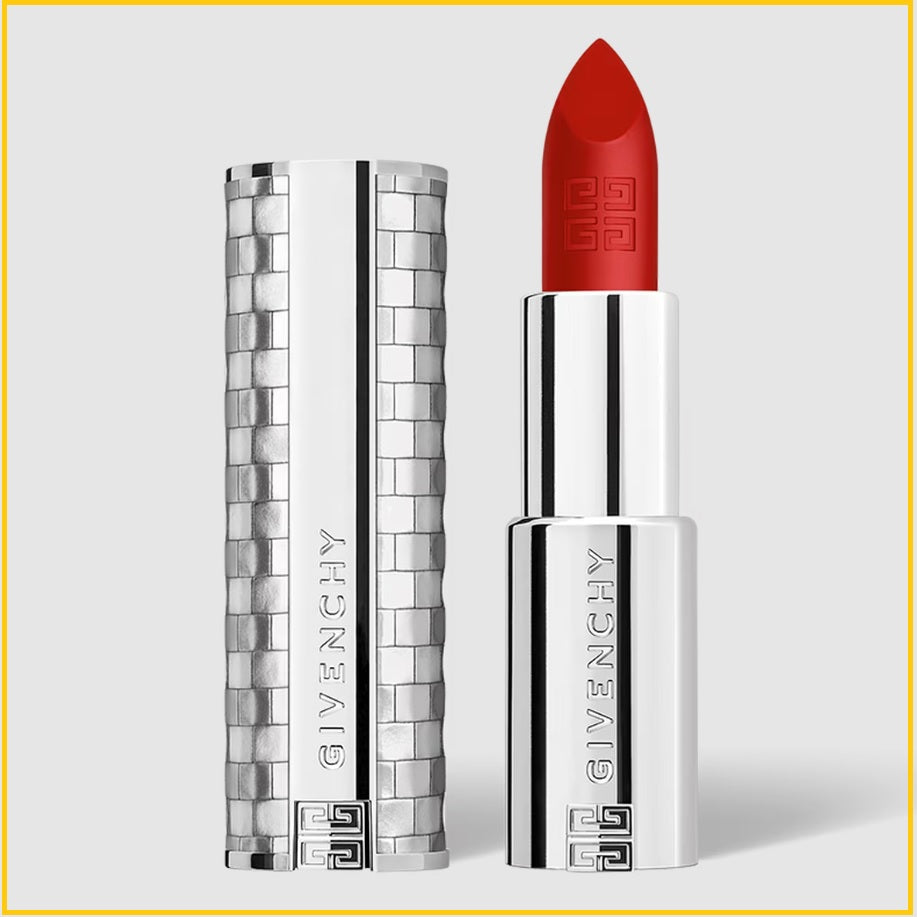 Givenchy Snow Night Party Lipstick BEAUTY LE ROUGE DEEP VELVET LIPSTICK #36 RED 3.4G (LIMITED EDITION)