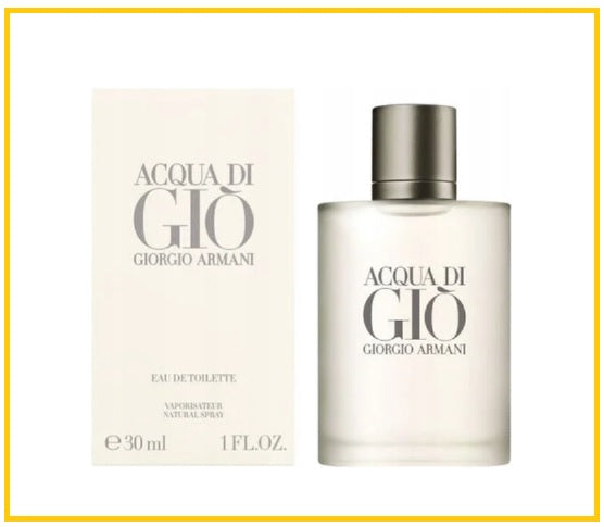 GIORGIO ARMANI 阿瑪尼男士寄情淡香水 ACQUA DI GIO EAU DE TOILETTE 30ML / 50ML / 100ML