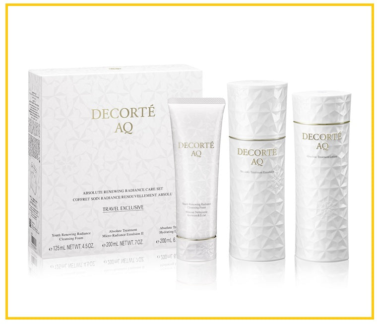 DECORTE 黛珂舒活凝光滋潤三件套裝 AQ ABSOLUTE RENEWING RADIANCE CARE DUO SET