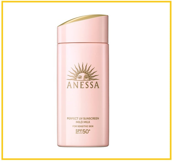 SHISEIDO ANESSA 資生堂安耐曬輕親柔光敏感肌防曬露 PERFECT UV SUNSCREEN MILD MILK SENSITIVE SKIN 90ML