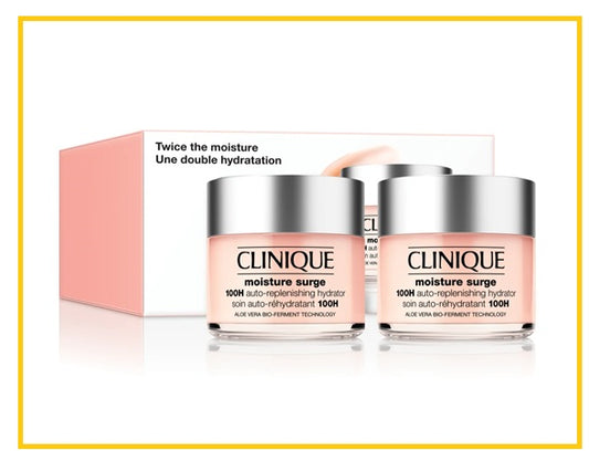 CLINIQUE 倩碧水磁場乳霜兩件套裝 MOISTURE SURGE 100H AUTO-REPLENISHING HYDRATOR DUO SET 50ML X2