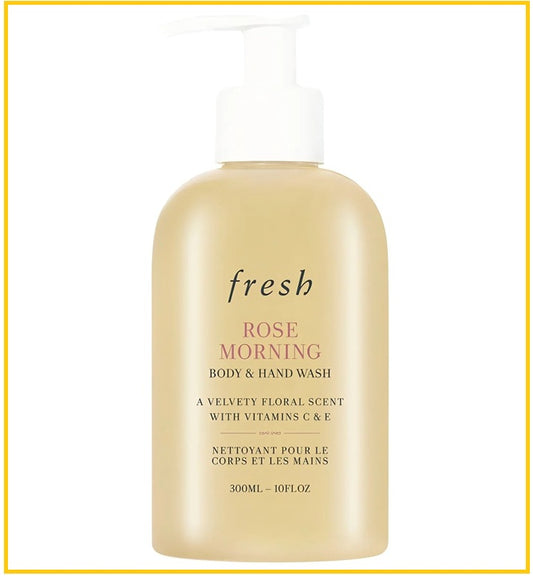 FRESH 馥蕾詩晨露玫瑰香身體乳 ROSE MORNING BODY & HAND WASH 300ML