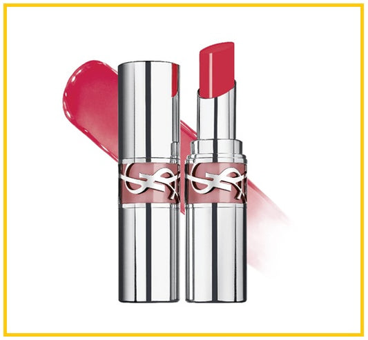 YVES SAINT LAURENT 聖羅蘭迷魅凝亮銀圓管護唇膏 YSL LOVESHINE WATER SHINE LIPSTICK #12 ELECTRIC LOVE 3.2G