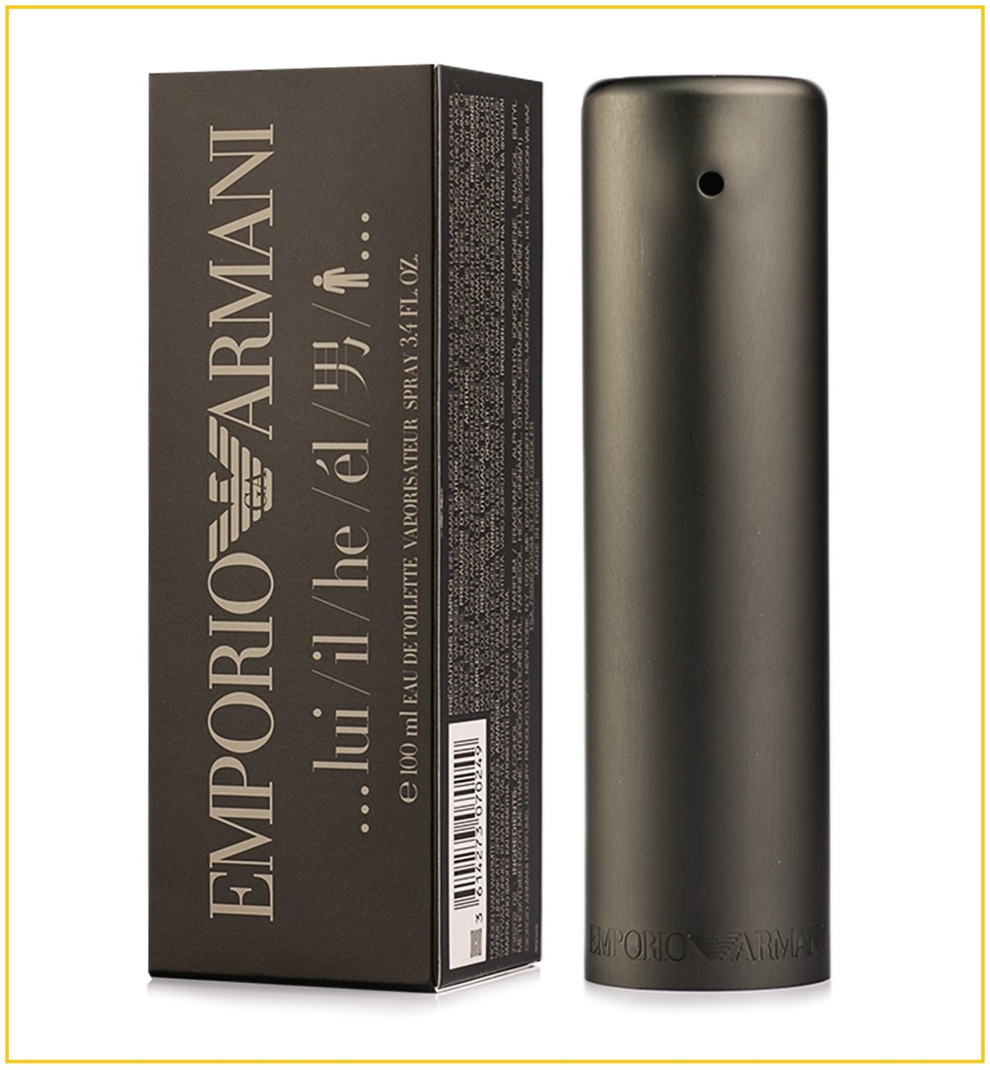 GIORGIO ARMANI 阿瑪尼他男性淡香水 EMPORIO ARMANI HE EDT 100ML
