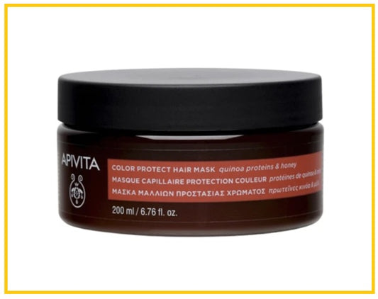 APIVITA 艾蜜塔藜麥蜂蜜護色修護髮膜 COLOR PROTECTION MASK WITH QUINOA PROTEINS & HONEY 200ML