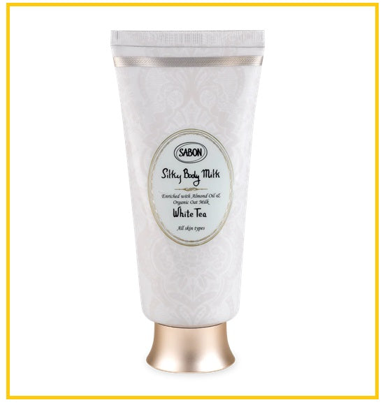 SABON 嬌貴茉莉杏仁燕麥絲滑身體乳 SILKY BODY MILK JASMINE TUBE 200ML