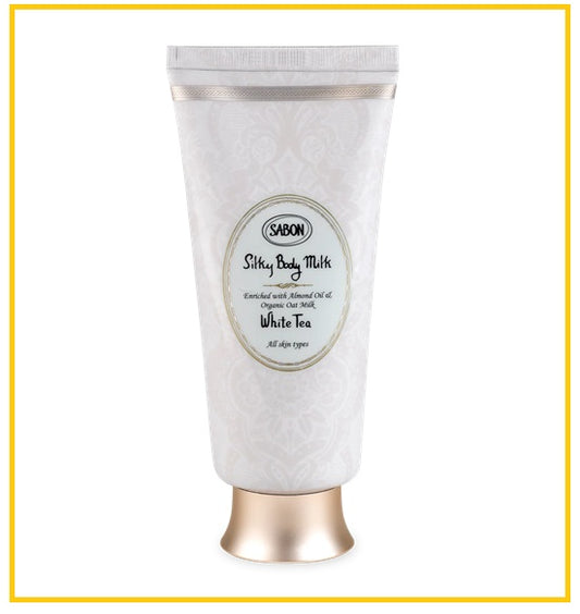 SABON 嬌貴茉莉杏仁燕麥絲滑身體乳 SILKY BODY MILK JASMINE TUBE 200ML