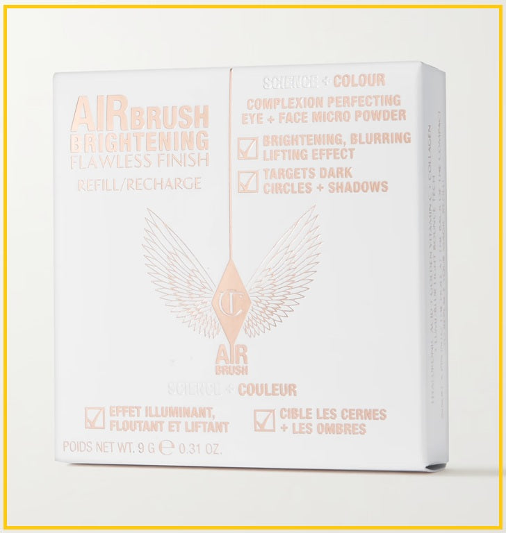 CHARLOTTE TILBURY 輕盈濾光白月光蜜粉 (補充裝) CT AIRBRUSH BRIGHTENING FLAWLESS FINISH (REFILL) #TAN DEEP 9G