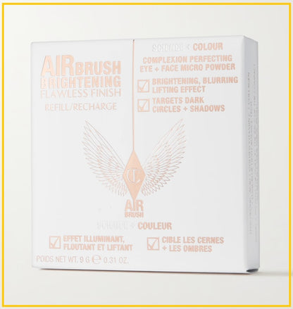 CHARLOTTE TILBURY 輕盈濾光白月光蜜粉 (補充裝) CT AIRBRUSH BRIGHTENING FLAWLESS FINISH (REFILL) #TAN DEEP 9G
