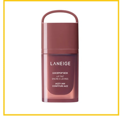 LANEIGE 蘭芝精華唇釉 JUICEPOP BOX LIP TINT #MOCHA REMIX / #DISCO CORAL / #DJ PLUM / #ELECTRO BERRY / #JAZZY JAM / #K POP PINK / #LO FI MAUVE / #MAROON MELODY / #POP STAR PEACH / #RED CLAASIC 4.5G