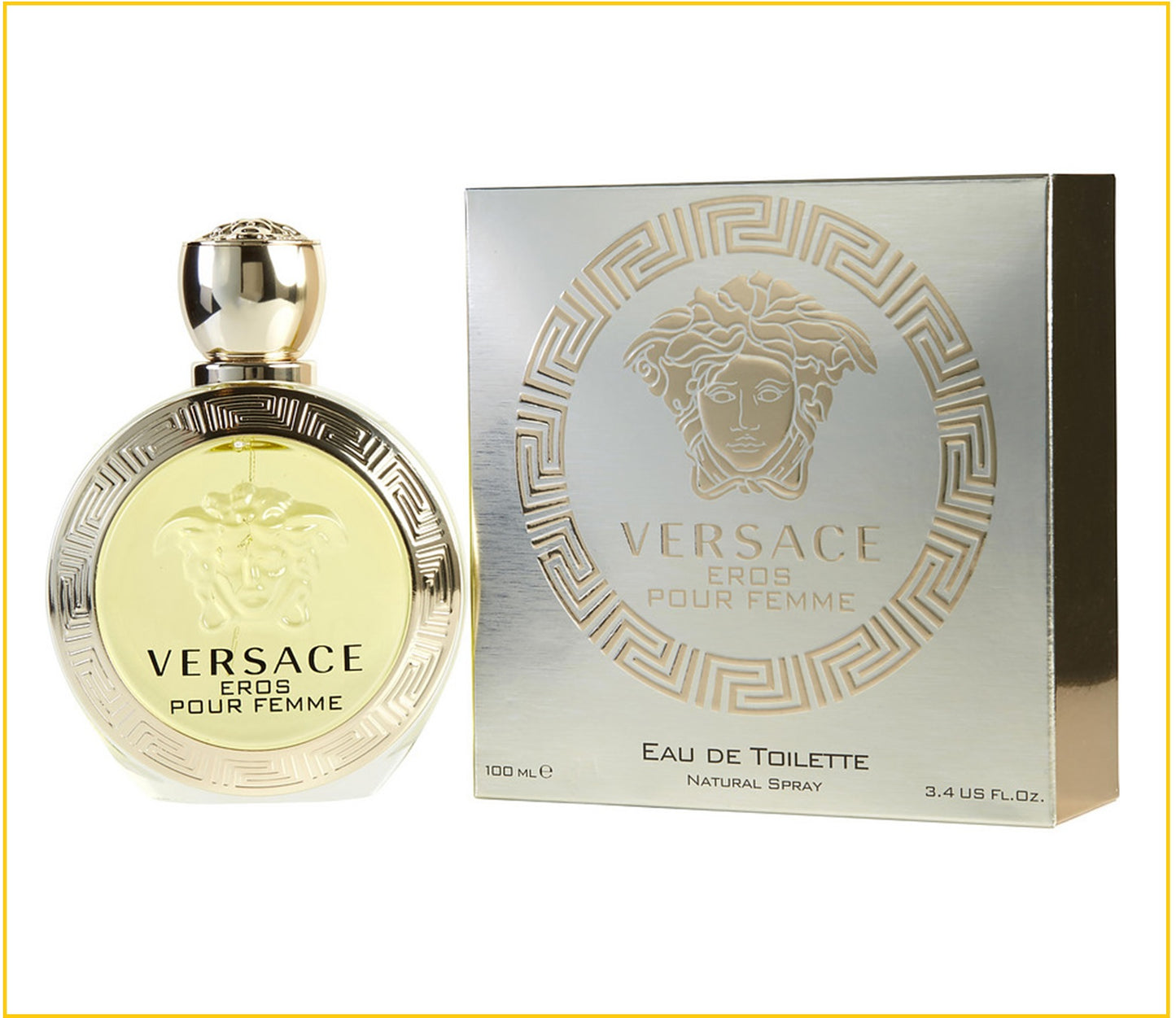 VERSACE 范思哲愛神愛納斯女神淡香水 EROS PERFUME BY VERSACE EAU DE TOILETTE SPRAY 100ML