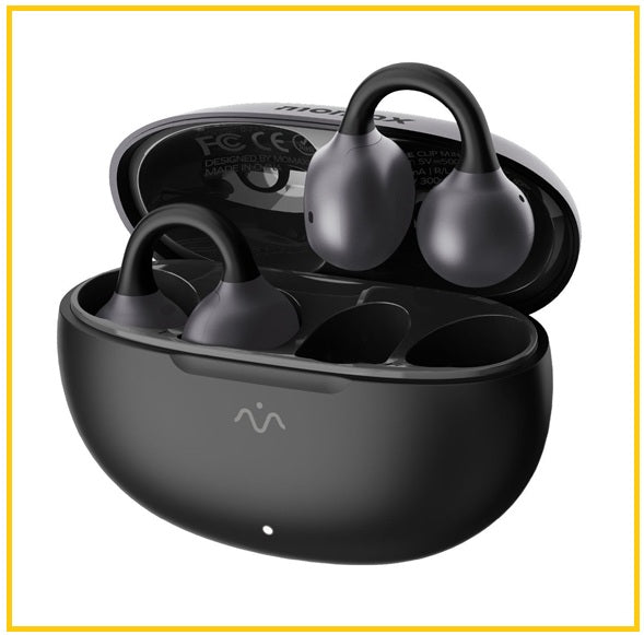 MOMAX 翻譯無線降噪夾耳式耳機 1-VIBE CLIP M.IN.D #BLACK / #ORANGE / #SILVER BT15D