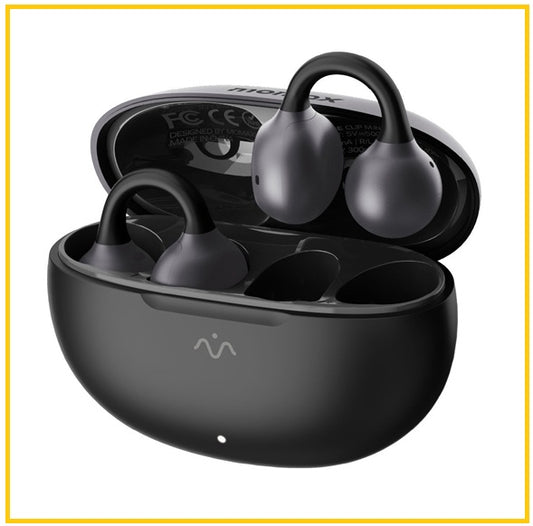 MOMAX 翻譯無線降噪夾耳式耳機 1-VIBE CLIP M.IN.D #BLACK / #ORANGE / #SILVER BT15D