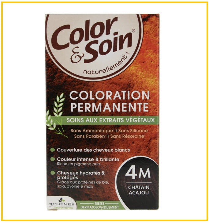 3CHENES 三橡樹植物染髮劑 COLOR & SOIN HAIR COLOUR #1N / #4M / #3N / #4B / #5G / #4A / #5N / #5M / #4G / #6G / #5GM / #4N / #5B / #7GC 135ML