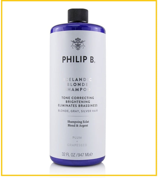 PHILIP B 菲利普冰島鎖色洗髮精洗頭水 ICELANDIC BLONDE SHAMPOO 947ML