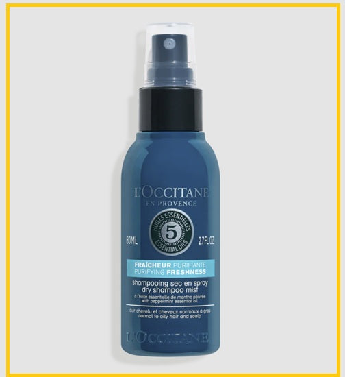 L'OCCITANE 歐舒丹草本療法清爽淨化頭髮乾洗噴霧 LOCCITANE PURIFYING FRESHNESS DRY SHAMPOO MIST 80ML