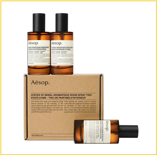 AESOP 伊索芳香室內噴霧三件套裝 STATE OF BEING AROMATIQUE ROOM SPRAY TRIO DUO SET 50ML X3