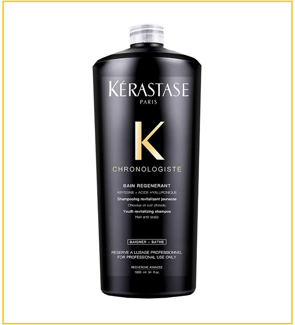 KERASTASE 卡詩黑鑽凝時洗髮精洗頭水 CHRONOLOGISTE BAIN REGENERANT SHAMPOO PRO 1000ML