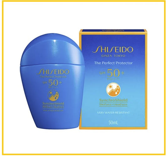SHISEIDO 資生堂夏水離子高效防曬露新艷陽 PERFECT UV PROTECTOR SPF50+ PA 50ML
