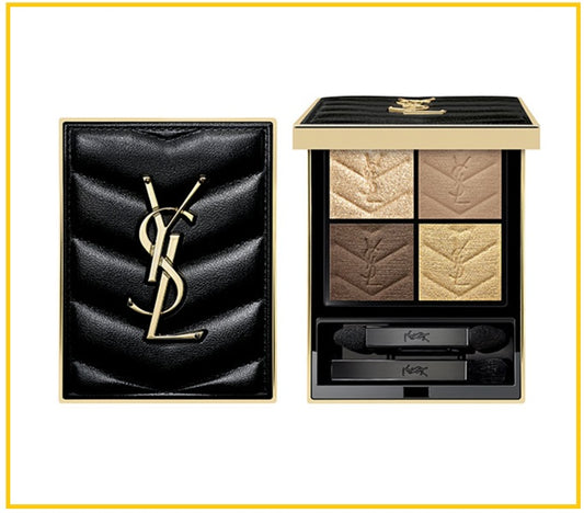 YVES SAINT LAURENT 聖羅蘭高訂皮革四色眼影盤 YSL COUTURE MINI CLUTCH EYESHADOW PALETTE #100 / #400 / #800 4G