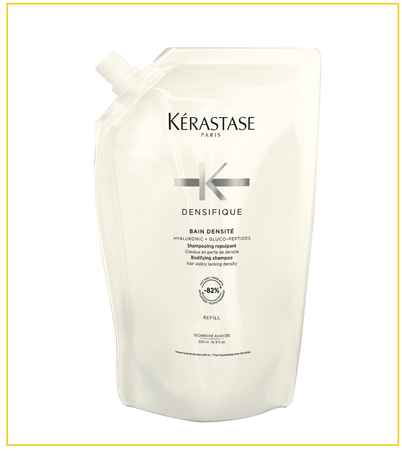 KERASTASE 卡詩白金洗髮精洗頭水補充裝 BAIN DENSIFIQUE SHAMPOO REFILL POUCH 500ML