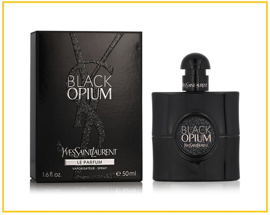 YVES SAINT LAURENT 聖羅蘭黑鴨片香精版香水 YSL BLACK OPIUM LE PARFUM EAU DE PARFUM 50ML
