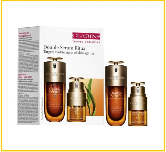 CLARINS 嬌韻詩雙萃套裝 DOUBLE SERUM RITUAL DUO SET 50ML + 20ML