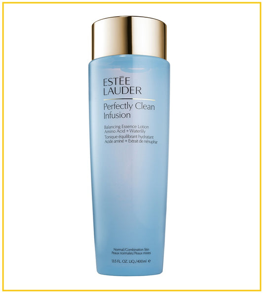 ESTEE LAUDER 雅詩蘭黛平衡精華乳液藍水 PERFECTLY CLEAN INFUSION BALANCING ESSENCE LOTION WITH AMINO ACID + WATERLILY 400ML