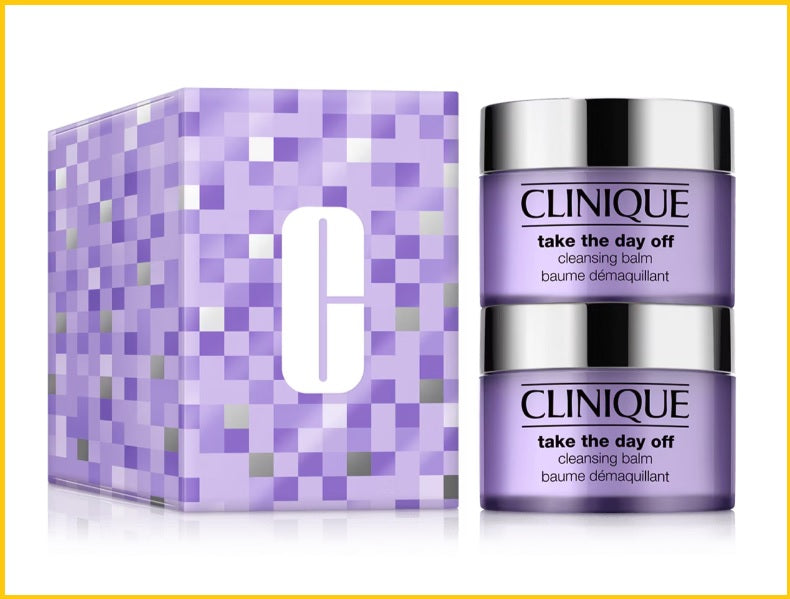 CLINIQUE 倩碧紫晶紫胖子卸妝膏套裝 TAKE THE DAY OFF CLEANSING BALM EXCLUSIVE DUO SET