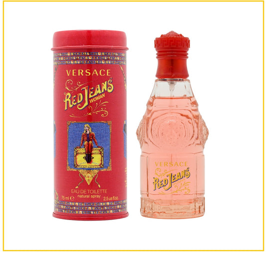 VERSACE 范思哲紅牛仔女士淡香水 RED JEANS WOMAN EAU DE TOILETTE 75ML
