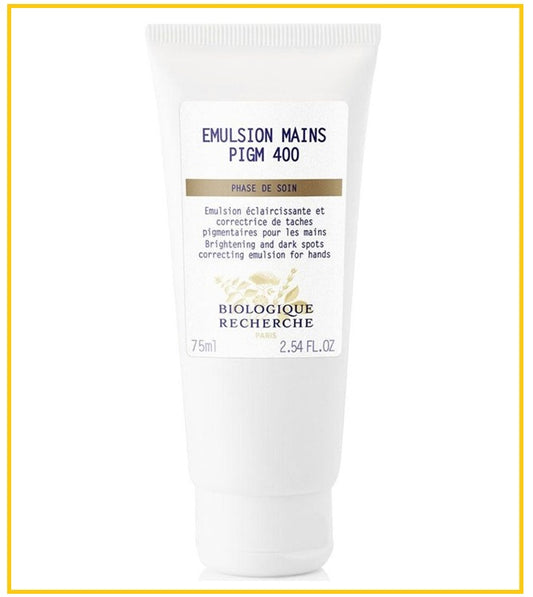 BIOLOGIQUE RECHERCHE 原液之謎美白手霜 EMULSION MAINS PIGM 400 75ML