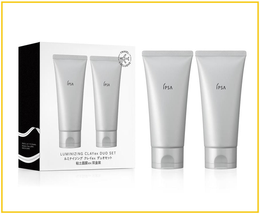 IPSA 茵芙紗黏土按摩面膜套裝 LUMINIZING CLAY 100G X2