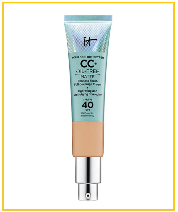 IT COSMETICS 依科美綠管CC霜 YOUR SKIN BUT BETTER CC+ CREAM OIL-FREE MATTE WITH SPF40 #TAN / #MEDIUM TAN / #MEDIUM / #NEUTRAL TAN / #RICH 32ML