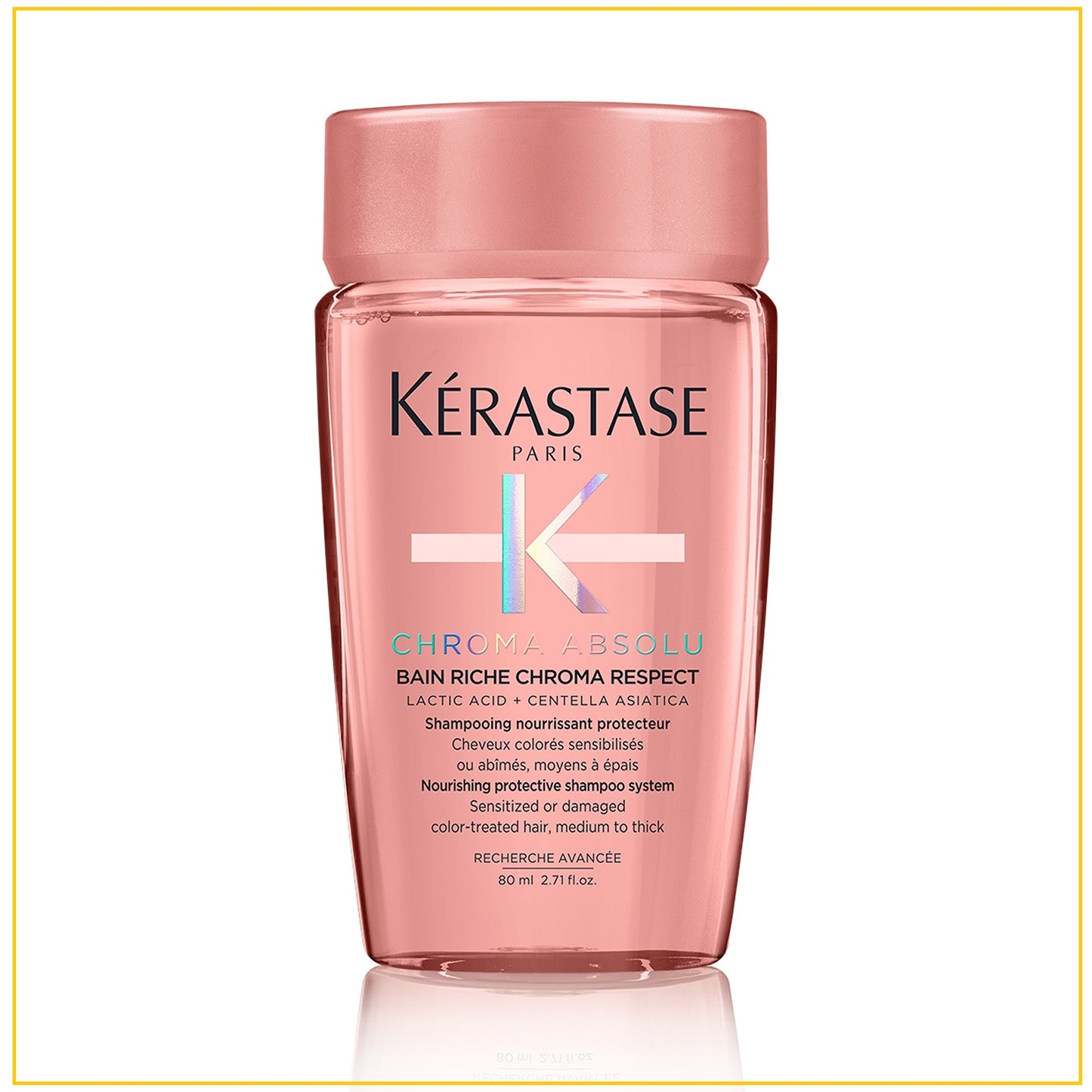 KERASTASE 卡詩綻光染後護理固色浴髮乳洗髮水 CHROMA ABSOLU BAIN RICHE CHROMA RESPECT 80ML / 500ML