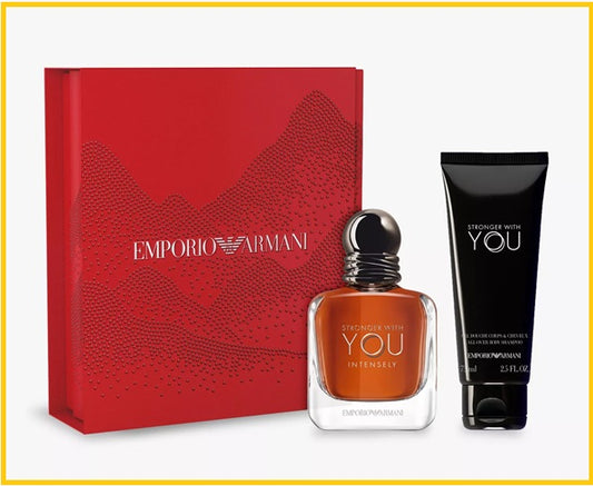 ARMANI 阿瑪尼香水身體乳套裝 STRONGER WITH YOU INTENSE GIFT DUO SET