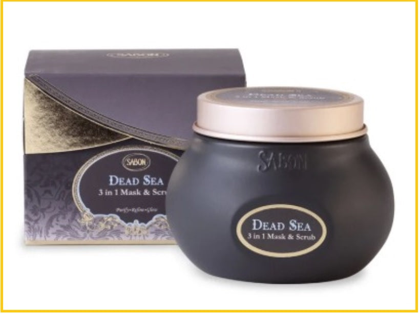 SABON 死海三合一磨砂面膜 DEAD SEA 3 IN 1 FACIAL SCRUB MASK 200ML
