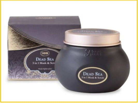 SABON 死海三合一磨砂面膜 DEAD SEA 3 IN 1 FACIAL SCRUB MASK 200ML