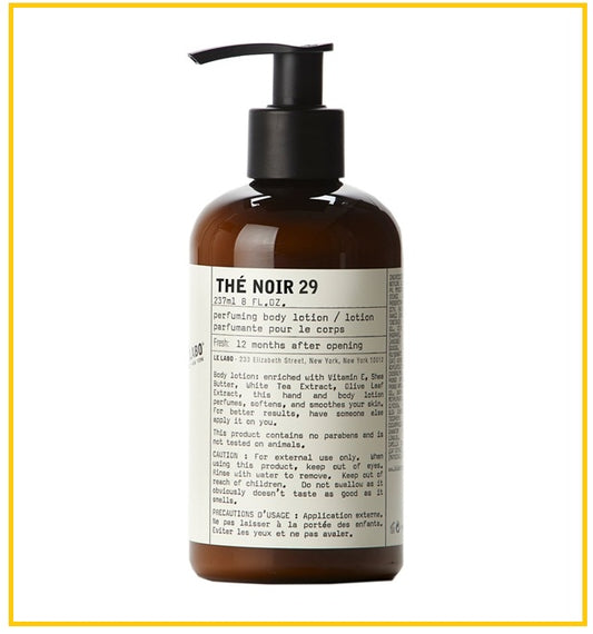 LE LABO 實驗室29號紅茶身體乳 THE NOIR 29 BODY LOTION 237ML