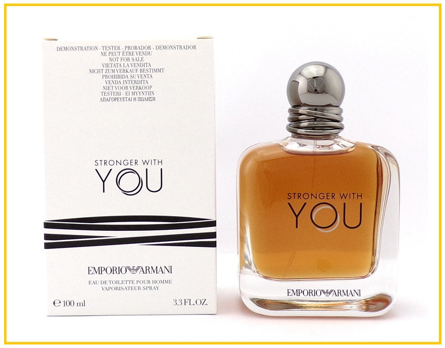 GIORGIO ARMANI 阿瑪尼堅強淡香(白盒) STRONGER WITH YOU BY EMPORIO EAU DE TOILETTE SPRAY FOR MEN TESTER 100ML