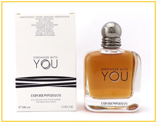 GIORGIO ARMANI 阿瑪尼堅強淡香(白盒) STRONGER WITH YOU BY EMPORIO EAU DE TOILETTE SPRAY FOR MEN TESTER 100ML