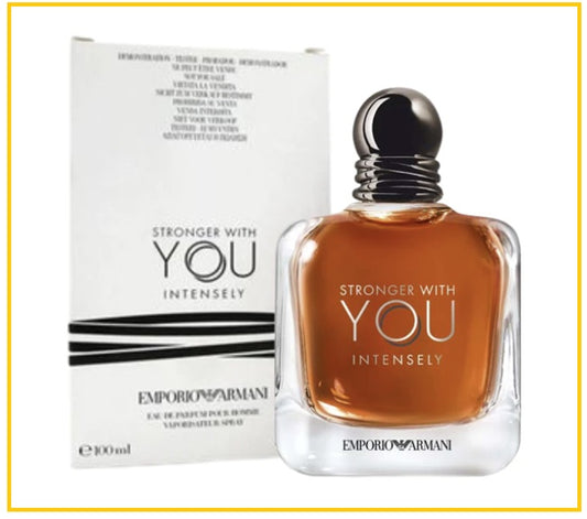 GIORGIO ARMANI 阿瑪尼堅強加強版(白盒) STRONGER WITH YOU INTENSELY EDP 100ML (TESTER)