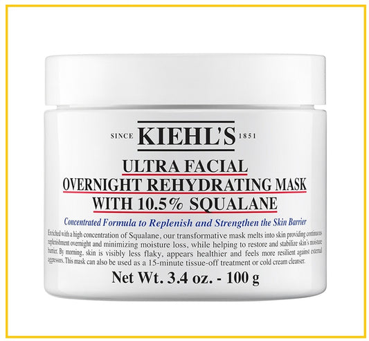 KIEHL'S 科顏氏高保濕面膜 KIEHLS ULTRA FACIAL OVERNIGHT REHYDRATING MASK WITH 10.5% SQUALANE 100ML