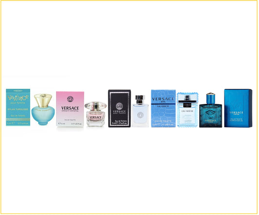 VERSACE 范思哲Q版香水套裝 MINI FRAGRANCES GIFT DUO SET 5ML X5