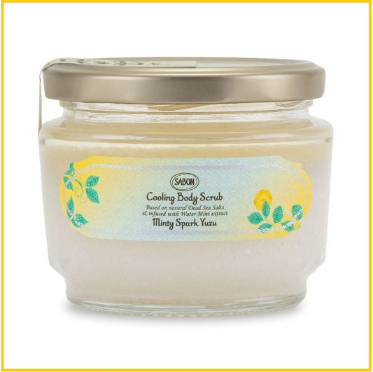 SABON 薄荷柚身體磨砂膏 COOLING BODY SCRUB SMALL MINTY SPARK YUZU 320G