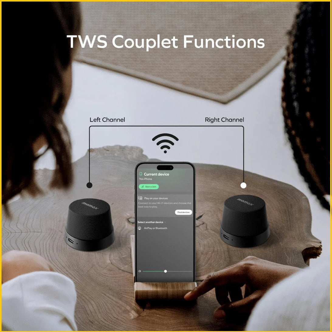 MOMAX 1-VIBE GO MAGNETIC WIRELESS SPEAKER BS6HKD / BS6HKL2 / BS6HKS / BS6HKL 摩米士磁吸無線音箱喇叭