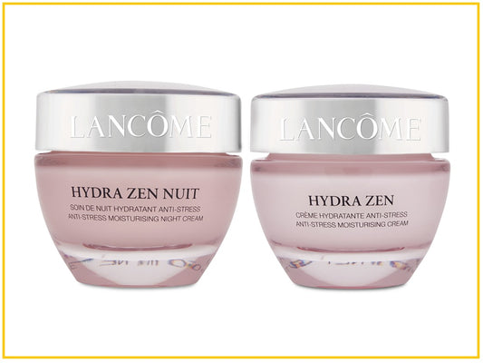 LANCOME 蘭蔻舒緩保濕套裝 HYDRA ZEN ANTI-STRESS PARTNERS DUO SET (DAY CREAM 50ML + NIGHT CREAM 50ML)