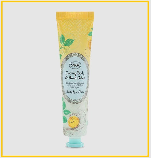 SABON 薄荷柚子身體與手部啫哩乳 MINI COOLING BODY & HAND GELEE TUBE MINTY SPARK YUZU 30ML